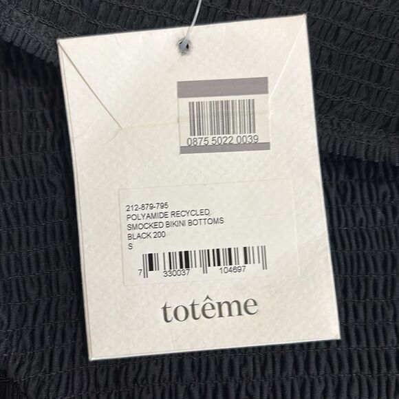 Toteme Smocked Bikini Bottoms NEW small $199 - Picture 4 of 4